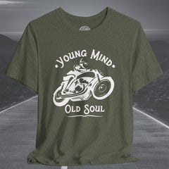Vintage Motorcyclist Crew Neck TShirt