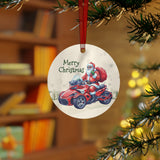 Biker Santa Can-Am Spyder Christmas Ornament