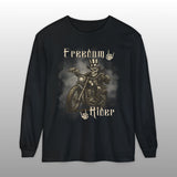 Freedom Rider Patriotic Biker Long Sleeve TShirt