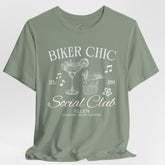 Biker Chic Customized Crew Neck TShirt