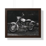 Royal Enfield Motorcycle Framed Poster Print