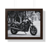 Harley Davidson Motorcycle Framed Poster