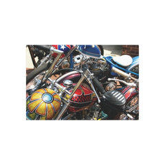 Vintage Chopper Motorcycles Metal Poster