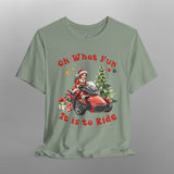 Mrs Santa Can-Am Spyder "Oh What Fun" Christmas TShirt