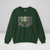 Proud Military Brat Crew Neck Sweatshirt