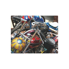 Vintage Chopper Motorcycles Metal Poster