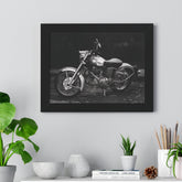 Royal Enfield Motorcycle Framed Poster Print