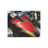 Vintage Chopper Motorcycle Tank Metal Poster