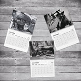 Vintage Motorcycle Wall Calendar - 2025