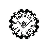 Let's Ride Motorcycle Helmet Decal