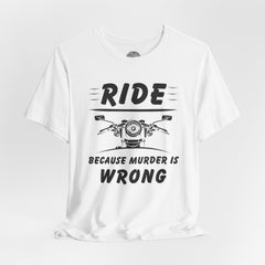 Funny Motorcycle Culture Crew Neck TShirt