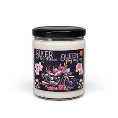 Vintage Watercolor Motorcycle Themed Scented Soy Candle
