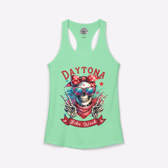 Daytona Bike Week 2026 Women's Hipster Skull Racerback Tank