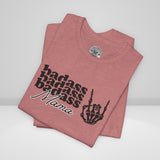 Badass Mama Skull Crew Neck TShirt