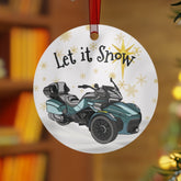 Can-Am Spyder F3-L Aluminum Christmas Ornament