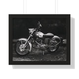 Royal Enfield Motorcycle Framed Poster Print