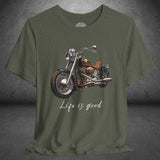 Vintage Harley Motorcycle Culture Crew Neck TShirt