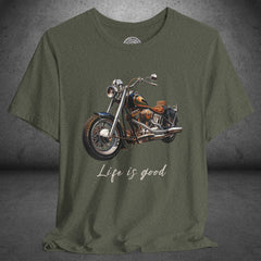 Vintage Harley Motorcycle Culture Crew Neck TShirt
