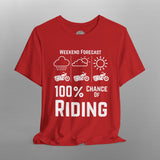 Motorcycle Weekend Forecast TShirt