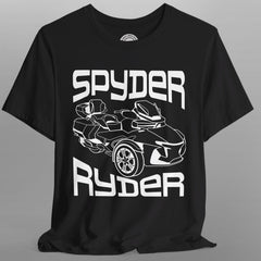 Can-Am Spyder Ryder Monochrome Crew Neck TShirt