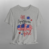 Boho Patriotic All American Girl TShirt