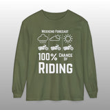 Motorcycle Weekend Forecast Long Sleeve TShirt
