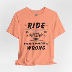 Funny Motorcycle Culture Crew Neck TShirt