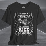 Real Grandpas Ride Spyders Customized Crew Neck TShirt