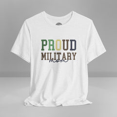 Proud Military Mom Crew Neck TShirt