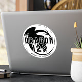 Tail of the Dragon Round Motorcycle Decal