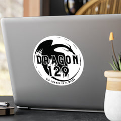 Tail of the Dragon Round Motorcycle Decal
