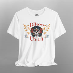 Biker Chick Day of the Dead TShirt