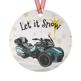 Can-Am Spyder F3-L Aluminum Christmas Ornament