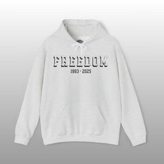 Charlie Kirk Memorial Freedom Pullover Hoodie