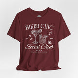 Biker Chic Customized Crew Neck TShirt
