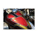 Vintage Chopper Motorcycle Tank Poster Print