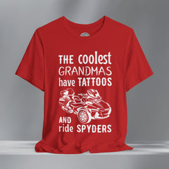 The Coolest Grandmas Ride Spyders (RTL) Crew Neck TShirt
