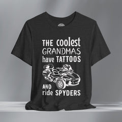 The Coolest Grandmas Ride Spyders (RTL) Crew Neck TShirt