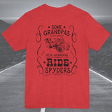 Real Grandpas Ride Spyders Customized Crew Neck TShirt
