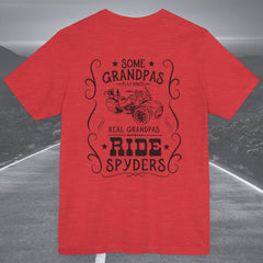 Real Grandpas Ride Spyders Customized Crew Neck TShirt