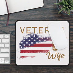 American Veteran Wife Mouse Pad