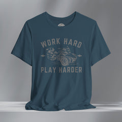 Can-Am Spyder F3L Work Hard Play Harder Crew Neck TShirt