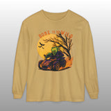 Spooky Skeleton Can-Am Spyder Halloween Long Sleeve Crew Neck TShirt