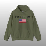American Pride US Flag FREEDOM Pullover Hoodie
