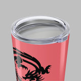 Tail of the Dragon Pink Travel Mug (20 oz)