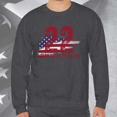 22 a Day American Veteran Crew Neck Sweatshirt