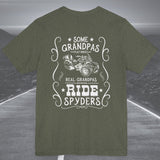 Real Grandpas Ride Spyders Customized Crew Neck TShirt