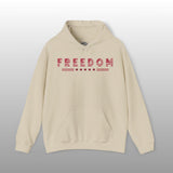 USA Flag Style Freedom Pullover Hoodie