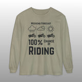 Motorcycle Weekend Forecast Long Sleeve TShirt