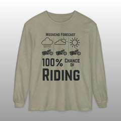 Motorcycle Weekend Forecast Long Sleeve TShirt